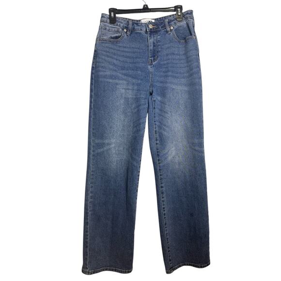 FASHION NOVA Loose/Baggy Jeans/Denim, Size 11, 32 inseam; 8.5 Leg Opening - Picture 1 of 5